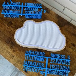 Message/Letter Board Lighted Cloud Shape from Urban Outfitters - Cute Room Decor